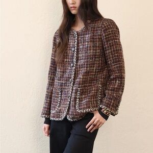 Sesaar Syra Brown Tweed Jacket M